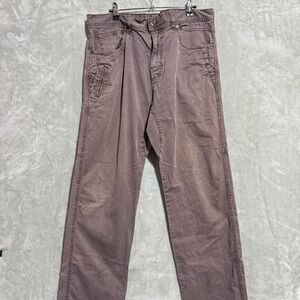 prAna Pants 33 Brown‎ Straight Leg Five Pockets Casual Versatile Classic